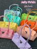 Horizontale Gelee-Tasche - Sommerliche Unterarm-Tragetasche (Gelee-Serie 26)