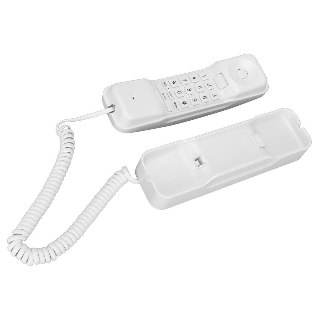 Corded Phone Wall Mountable 1 Handset Corded Telephone for Home Business Hotel Guest Room