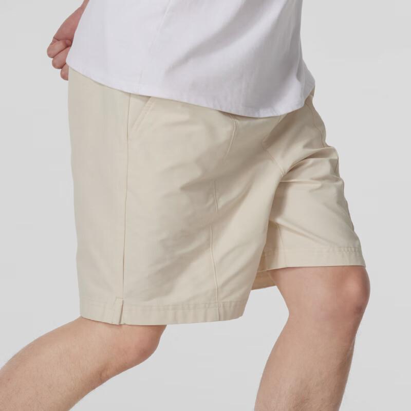 Nike Komfortable Pustende Ensfargede Fritidsshorts Herreunderdeler Lys Khaki FN4550-203