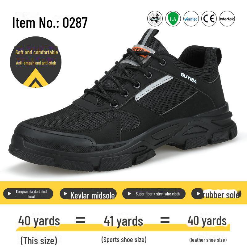Sicherheitsschuhe für Herren: Langlebig, bruch- und durchstichfest, bequem, modisch, ideal für Baustellen