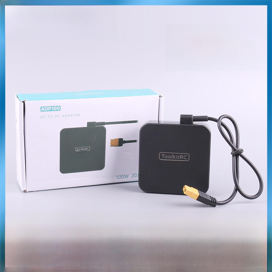 

ToolkitRC 100W 20V 5A XT60 Plug Блок живлення Зарядний пристрій