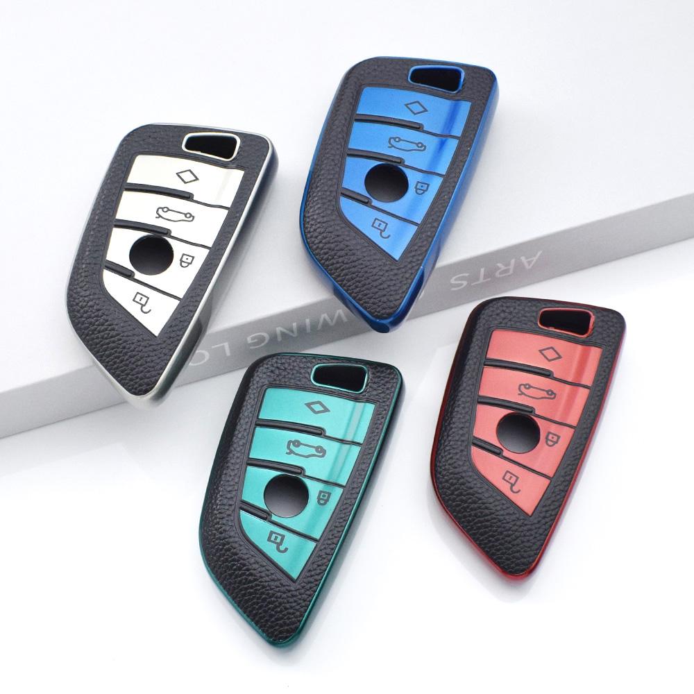 TPU Auto Shell Fob Car Key Case Cover Keyless for BMW F16 G30 X1 X3 X4 X5 F15 X6 7 Series G11 F48 F39 520 525 f30 118i 218i 320i