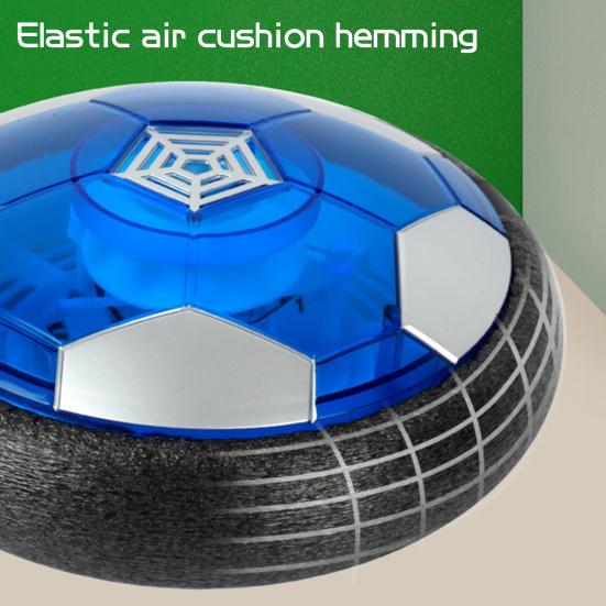 Kick Hover Soccer Ball LED Light Up Indoor Soccer Ball for Kids Soft Foam Bumpers Glides on Air Suspended Football Set Glow in The Dark Gift for Boys