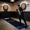 VIKAMA Home Dart Training Mat Non Slip Wear Resistant Runner Rug with Throw Line for Dart Room Bar Home Decor