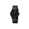 Youth Series Round Dial Three-Hand Retro Watch Classic Essential Quartz Movement Resin Strap Men Watches Black MQ-24-1B