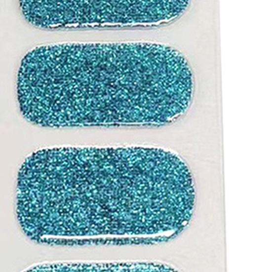 1 Set Gel Nail Strips Full Wrap Stickers Self Adhesive Art Decals Easy Removal Nail Stickers for Strengthening Nails