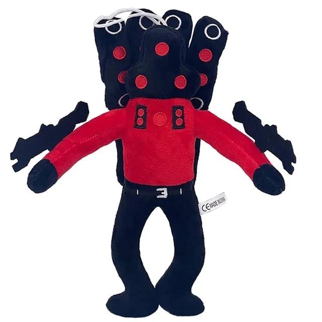 Toilet Titans Drill Man Upgrade TV Man Woman Cameraman  Clock Speaker Man Plush Stuffed Doll Soft Toy