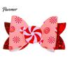 Charming Hair Clips for Photo Shoots Christmas Candies Bow Clip Women Girls, Sweet Glitter Hairpins, Artificial Leather Accessories Clip, Cute