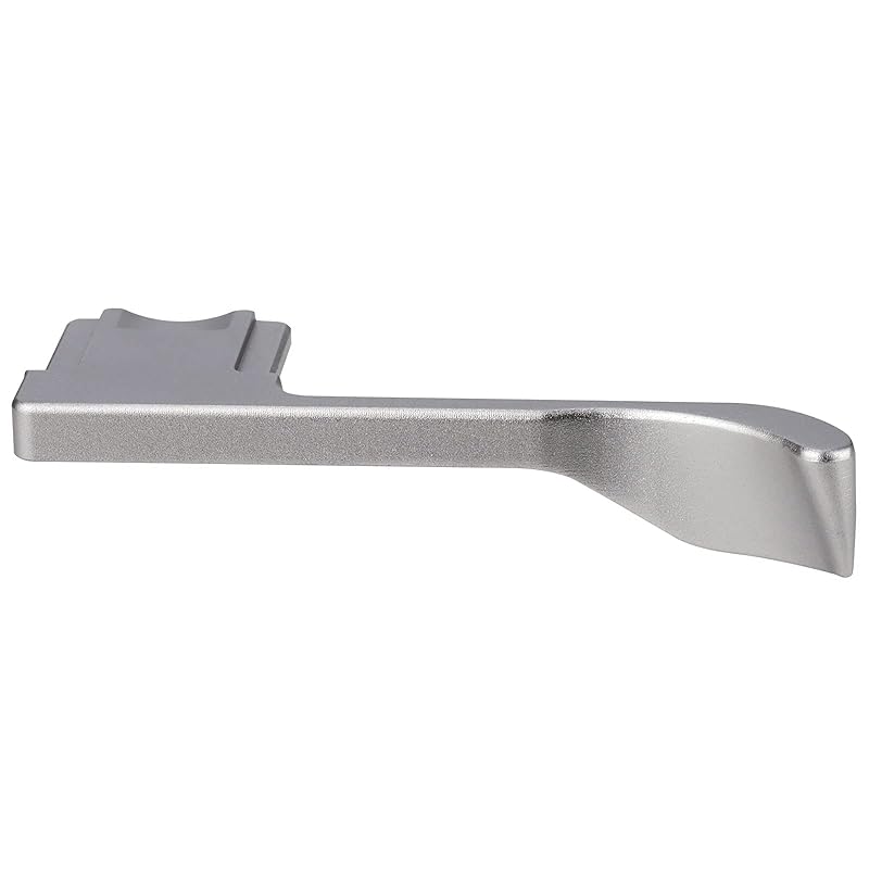 

Haoge THB-X4S hand grip Metal hot shoe thumb up rest fujifilm For X-E4 camera silver