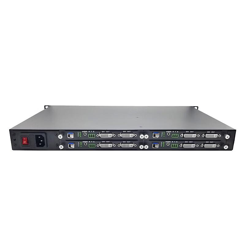 Yeren DVI-KVM Fiber Optic Extender with Audio & Loop-Out