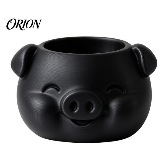 Succulents Planter Pot 3D Printed Pig Shaped Flowerpot, Decorative for Herb Petg Plants, Animal Mini Flower Holder Indoor Outdoor Small Desktop