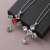 Gothic Heart Cross Pendant Necklace With Alloy Dark Theme For Men And Women