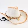 Popular European and American Western Cowboy Straw Hat Men's and Women's Fashion Shade Straw Hat Outdoor Western Cowboy Hat