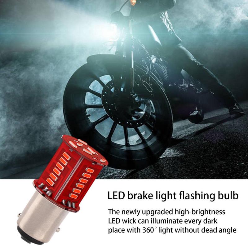 Motorcycle Brake Light Bulb Trailer Rear LED Trailer Lights With High-Brightness Bulb Brake Stop Strobe Light Bulb For