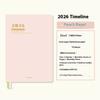 Kinbor Time Management Planner A5 Planner 52g Japan Tomoe River Paper Smooth Writing Efficiency Notebook Time Management