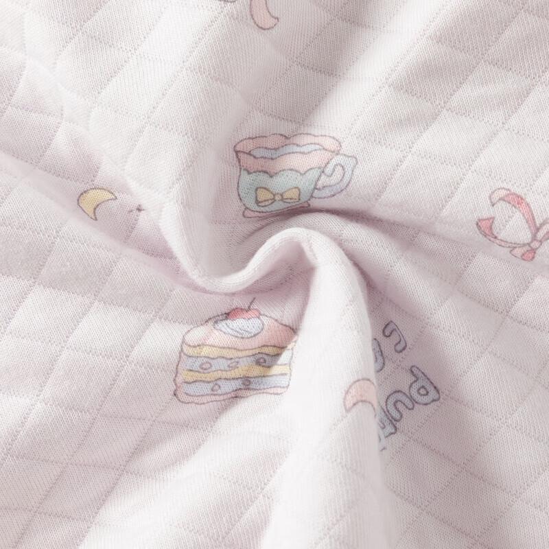 David Bella Girls' Quilted Cotton Pajama & Underwear Set