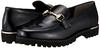Carino CAWG22304 Women's Black Patent Leather Loafers, Size 23.0 Cm