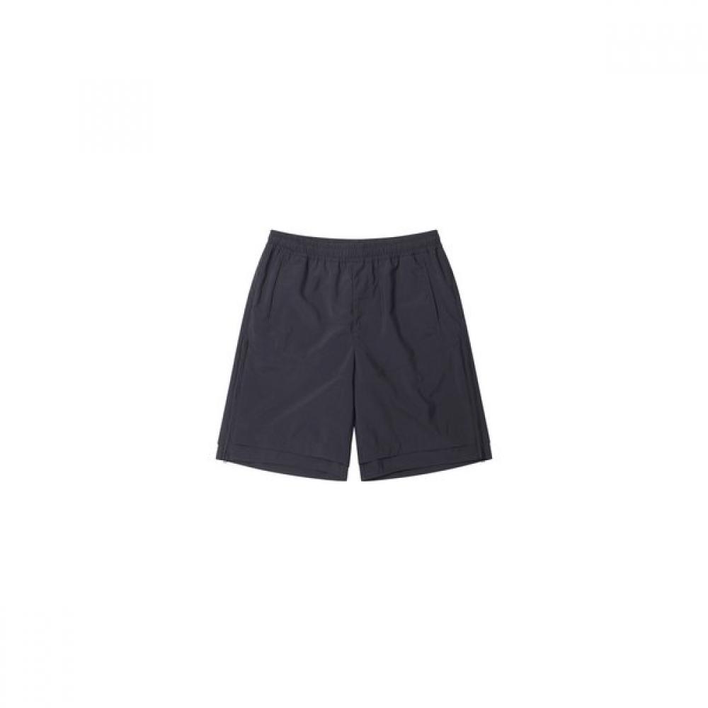 Customellow Black Zipper Layered Shorts Pants Cwpam25366bkx 78