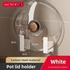 Kitchen Wall Mount Pot Lid And Cutting Board Rack With Steel Material For Space Saving