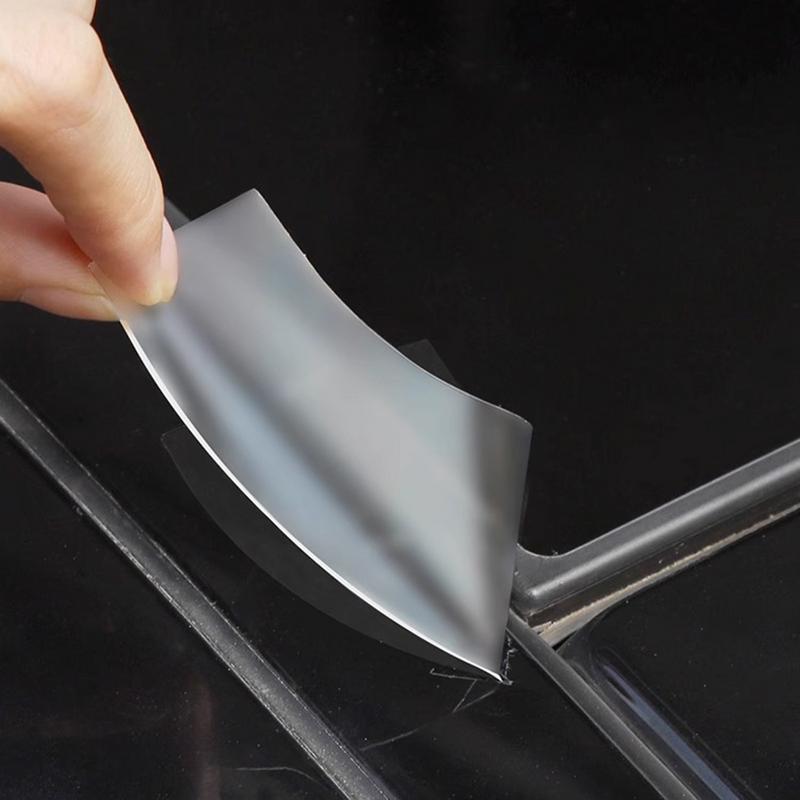 Car Sunroof Cover Seal Sunroof Sealing Film Roof Leaking Transparent Waterproof Tape Window Seals For Stop Roof Leaks RV Trim