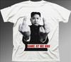 Kim Jong-Un Vinger KOREA The Interview Kom maar op Bro wit t-shirt OZ9495