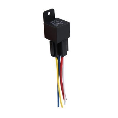 JD-2914 SPDT Relay Socket Car Relay 5 Pole 40A DC24V Car Wire Bundle Socket Plug Included 1 Piece