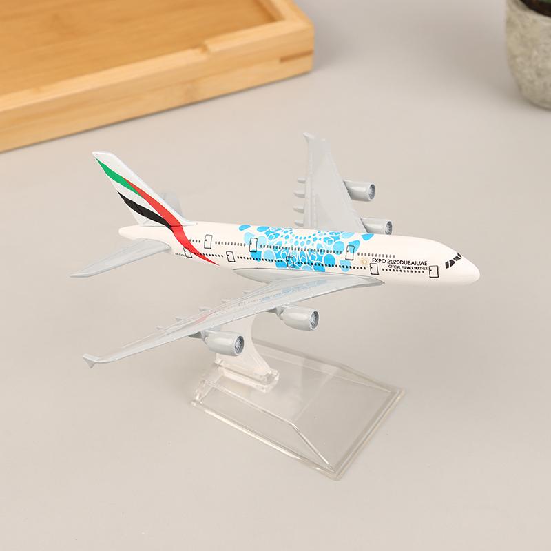 16Cm Alloy Aircraft Model Of Uae Expo Air  Airlines Airways Airplane Model Airplane Diecast Metal Planes Ornament