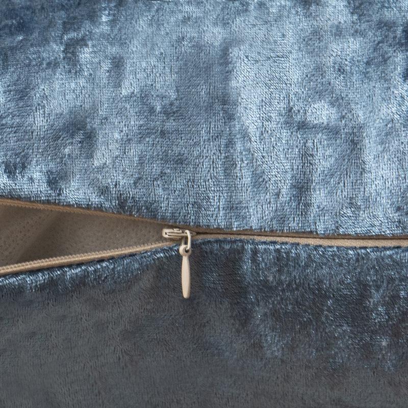 Velvet Cushion Cover Pillowslip Crushed Pillow Cover Grey Decorative Pillows Case Car Bed Sofa Plush Pillowcase Home Decor 45x45