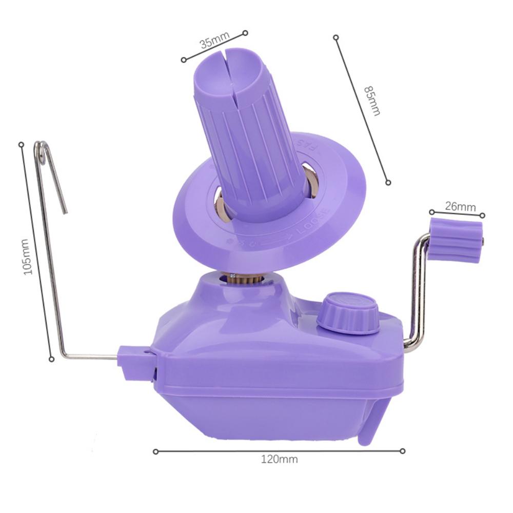 Handbetriebener Garnwickler Fasergarn Wolle Manuelle Handheld Wickelmaschine Schnurball Tragbar für DIY Nähen Herstellen Zubehör