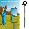 Golf Ball Head Mobile Phone Magnetic Stand Insertion Photography Selfie Stick