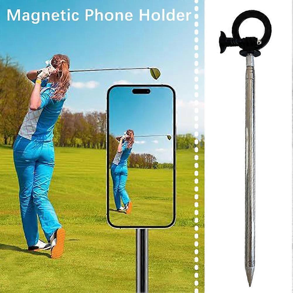 Golf Ball Head Mobile Phone Magnetic Stand Insertion Photography Selfie Stick