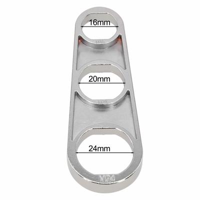 1pc Metal Sliver Faucet Aerator Wrench Water Flow Adjustment Two-In-One Plumber