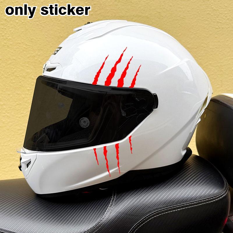 1PC Ghost Claw Motorcycle Helmet Stickers Waterproof for Motorbike Fuel Tank Electric Scooter DIY Decorative Vinyl Decals