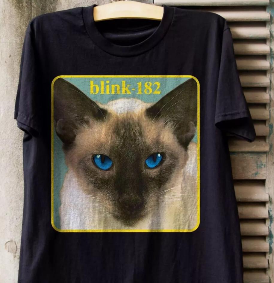 Blink 182 Tee Cheshire Cat Album Cover T-shirt Size S-4XL