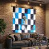 Coventry City Crest Design Tapestry Playroom Tapestry, Accessories for Bedroom,Livingroom, dormitory Room Wall Decor Fan Birthday Gifts