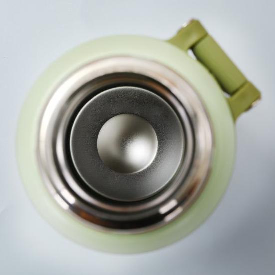 Cup 316 Stainless Steel Vacuum Insulated Bottle with Leakproof Lid And Portable Handle 2-in-1 Drinking Cup Wide Mouth for Hot Cold Drinks