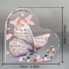 Christian Women'S Gift -Desktop Decoration with Butterfly & Floral Design, Vintage Style Inspirational Bible Verse Prayer Ornament, Religious Frien
