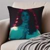 LLana Del Rey Cushion Cover Pillowcase Antidustmite Invisible Zipper Short Plush Sofa Cushion