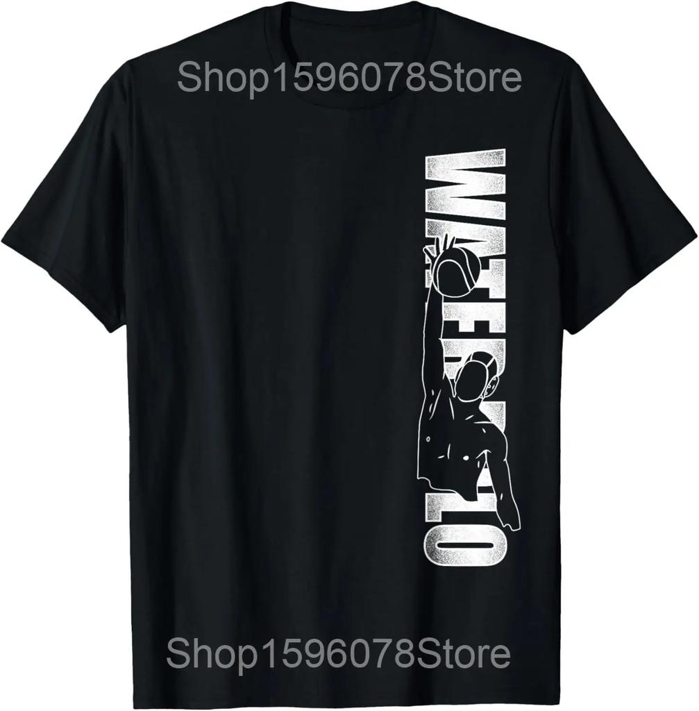 Funny Waterpolo Retro Water Polo Player T Shirts Men Women Cotton Humor Streetwear Tee Shirt Short Sleeve Unisex Loose Clothing