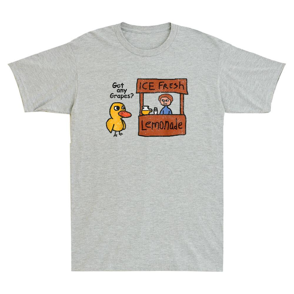 Ice Fresh Lemonade Got Any Grapes Duck Funny Saying Meme Vintage Unisex's T-Shirt