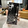 Applicable to Samsung S22U mobile phone case S23U.diy bracelet S24U Epoxy glitter niche mobile phone case