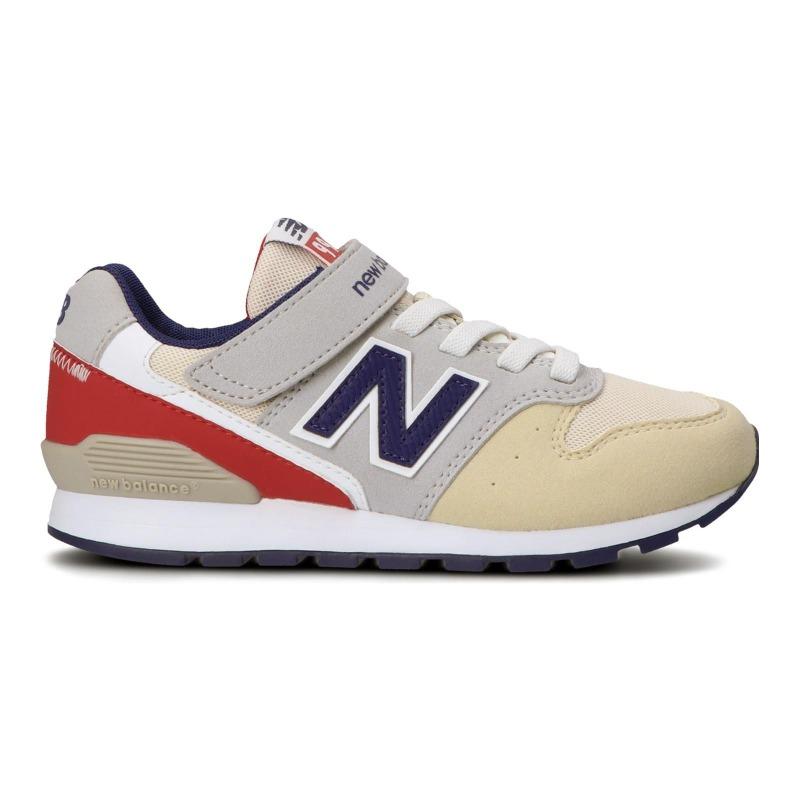 New Balance Kids Beige Grey Low Top Running Shoes YV996JE3