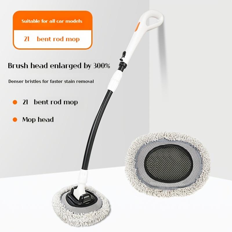 Car Wash Mop Cleaning Brush Telescoping Long Handle Cleaning Mop Bent Bar Car Wash Brush Car Cleaning Tools