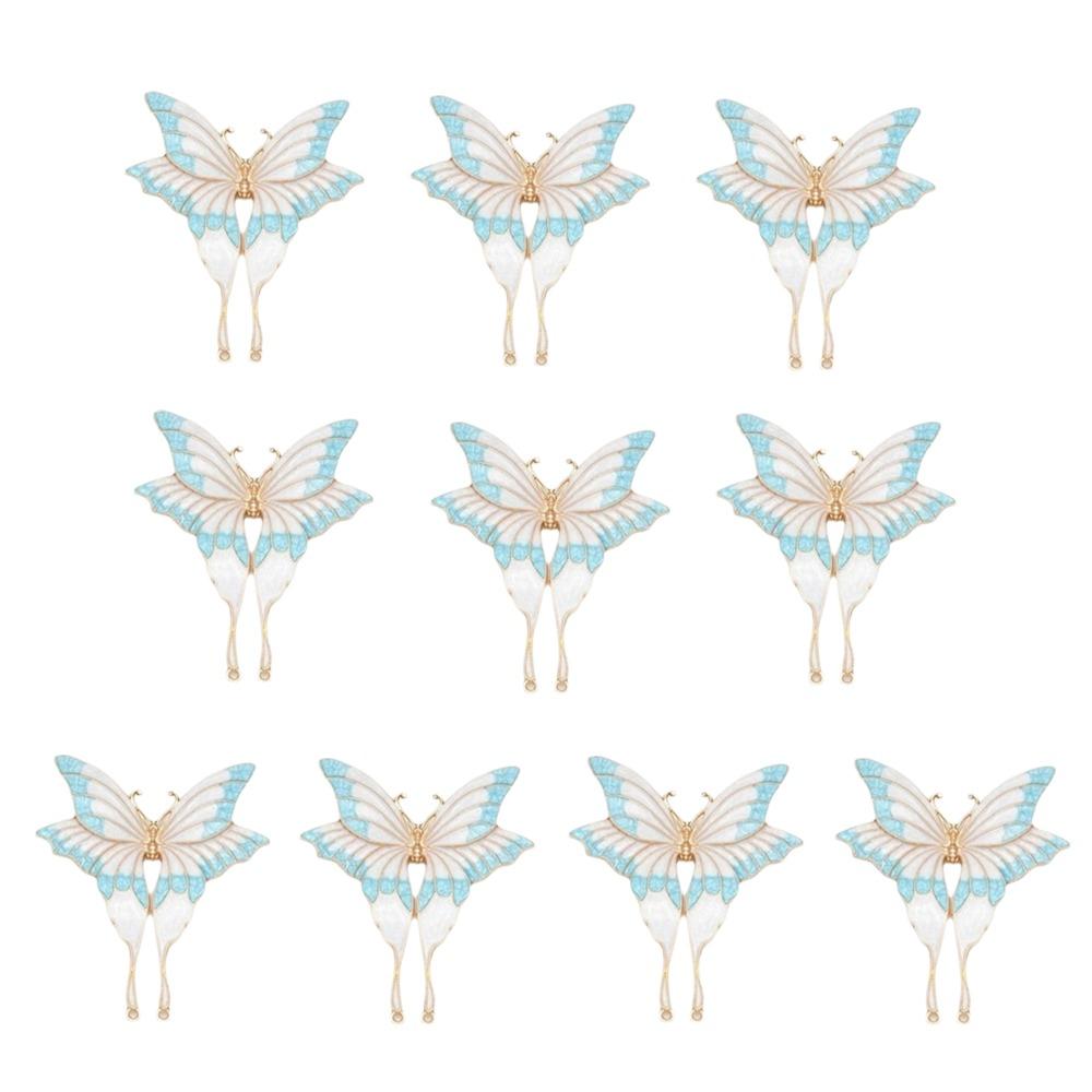 Alloy Material Butterfly Clothing Accessories Butterfly Brooch Pendant Handmade Accessories