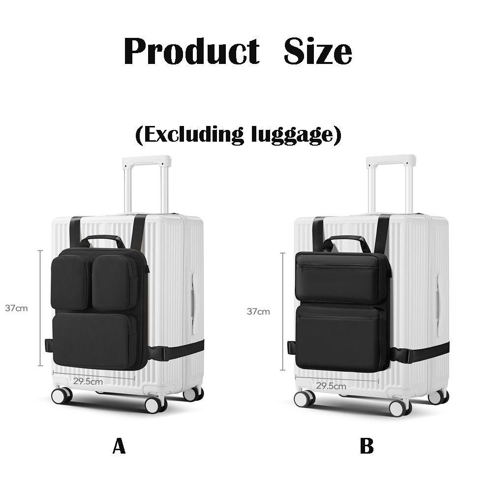 Large Capacity Boarding Case Hanging Bag Extended Capacity Removable Suitcase Additional Bag Multifunctional Travel Storage Bag