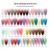 Set per Unghie Artistiche da 60 Colori con Colla Tappante e Polvere Degradé - Consigliato dal Venditore