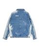 Blackblond Vivid Side Bleached Denim Jacket (Blue)