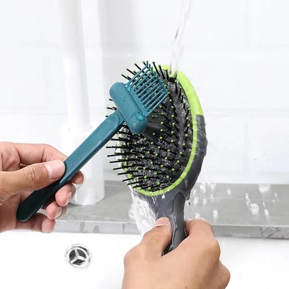 2-in-1 Hair Brush Cleaner Embedded Tools Hairbrush New Cleaner Rake  For Home Salon