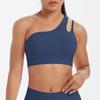Oblique Shoulder Bubble Wrap Yoga Bra Cloud Sense Beauty Back Exercise Underwear Asymmetrical Shoulder Strap Running Workout Vest Tops