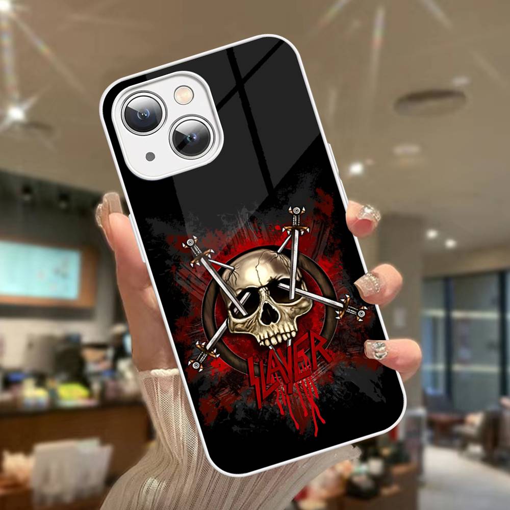 S-Slayers Band Tempered Glass For Iphone 14 13 12 11 Pro Mini XS MAX 14Plus X XS XR Cover